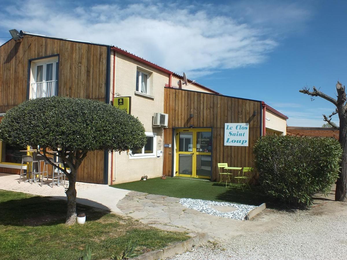 Logis Hotel Restaurant Le Clos Saint Loup Bram Dış mekan fotoğraf